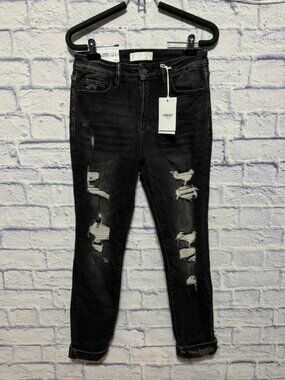 Vervet Haylie high rise camo skinny jeans size 28 NWT New with tags